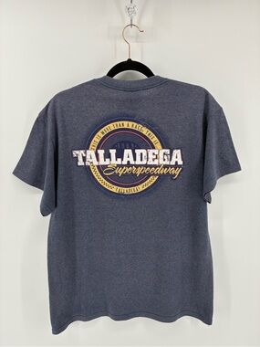 Talladega Superspeedway Short Sleeve Crewneck T-Shirt - Navy